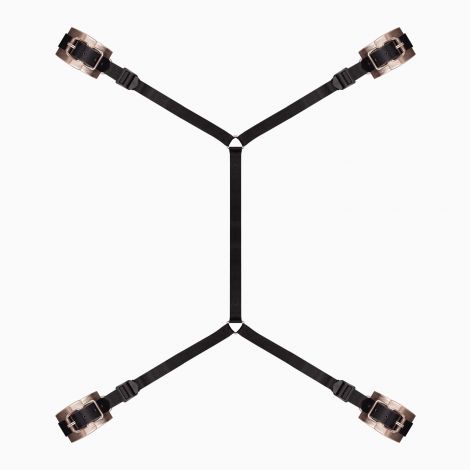 Фіксатор рук і ніг для ліжка Rosy Gold - Under-Mattress Restraint Set