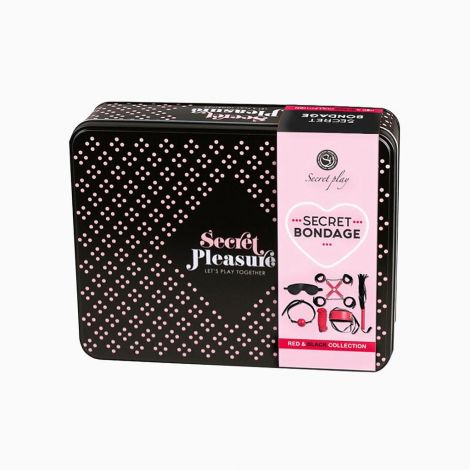 Набір БДСМ - Secret Play Secret Pleasure Red & Black Collection Bondage Kit