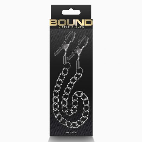 Затискачі для сосків - Bound Nipple Clamps Dc2 Gunmetal