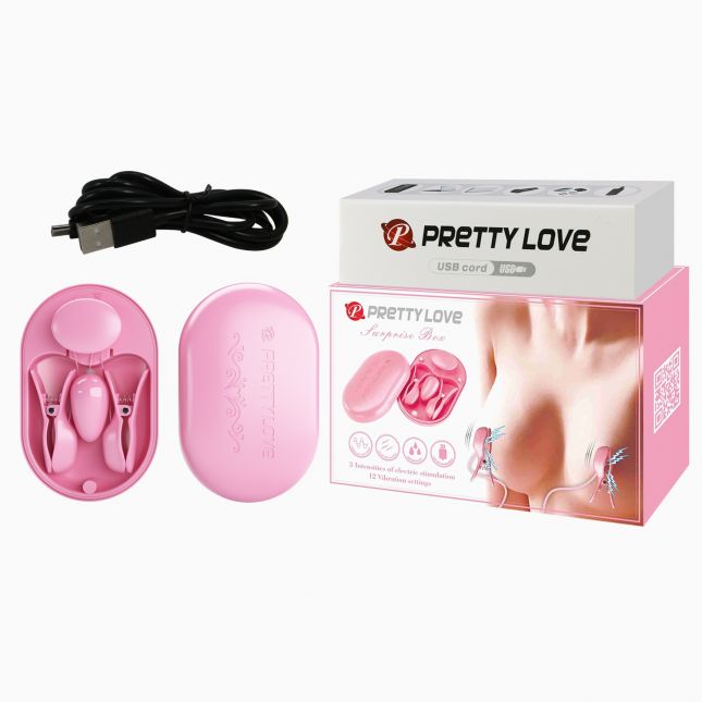 ABS, 3 intensities of electric stimulation, 7 vibration settings, USB rechargeable.
