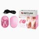 ABS, 3 intensities of electric stimulation, 7 vibration settings, USB rechargeable.