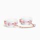 Наручники Liebe Seele White & Pink Fairy Goat Leather Hand Cuffs