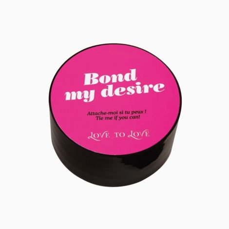 Скотч для бондажа Love To Love BOND MY DESIRE (15м) Чорний, не липне до шкіри і волосків