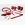 Набір Feral Feelings BDSM Kit 7 Red, наручники, поножі, конектор, маска, падл, кляп, затискачі