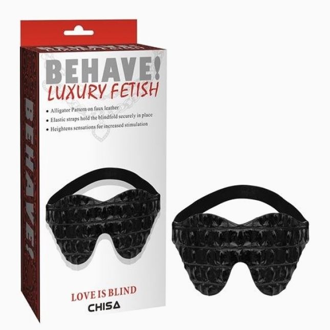Маска для очей - Behave! Love Is Blind Alligator Pattern