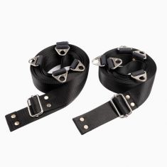 Розтяжка на ліжко - Flirty, з елементами шкіри під кайдани