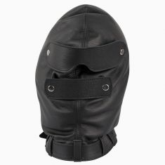 Маска - 2020203 Leather Isolation Mask, black, S/L Маска - 2020203 Leather Isolation Mask, black, S/L