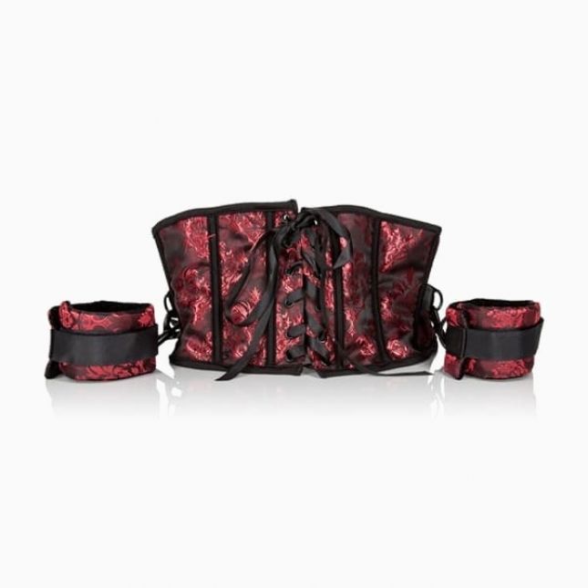 Корсет з наручниками Scandal Corset With Cuffs