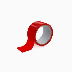 Скотч для бондажа Fetish Tentation Red (15м), не липнет к коже и волоскам, только сам к себе