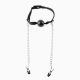 Fetish Fantasy Series Ball Gag & Nipple Clamps кляп із затисками для сосків