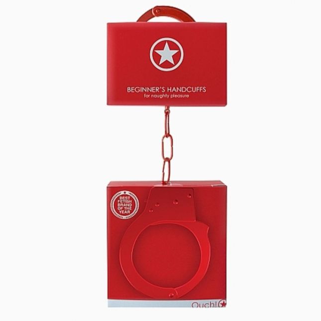 Наручники - Ouch! Beginner's Handcuffs Red