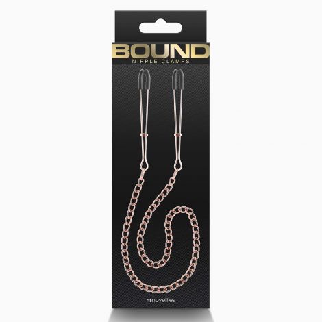 Затискачі для сосків - Bound Nipple Clamps Dc3 Rose Gold