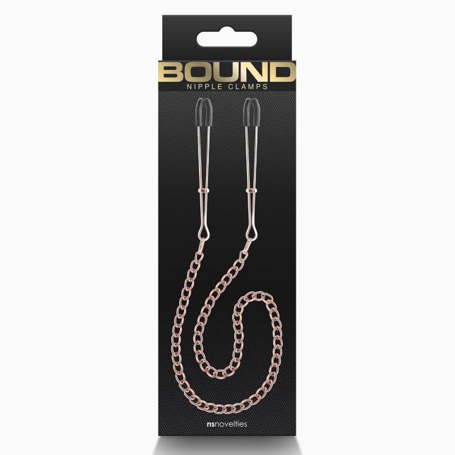 Затискачі для сосків - Bound Nipple Clamps Dc3 Rose Gold