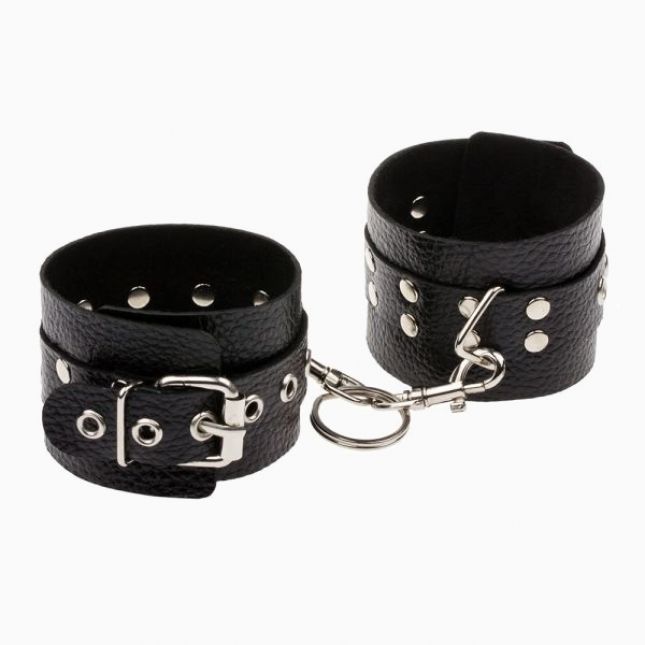 Наручники Leather Restraints Hand Cuffs Black