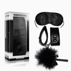 Набір БДСМ - Deluxe Bondage Kit (маска, наручники, пір'їнка)