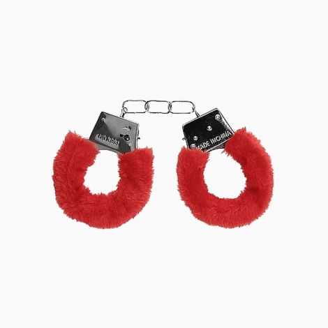 Наручники - Ouch! Beginner's Handcuffs Furry Red