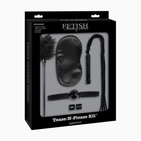Набор БДСМ - Fetish Fantasy Tease-N-Please Kit Black