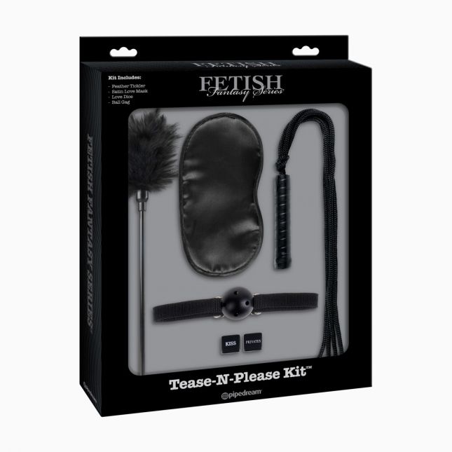 Набор БДСМ - Fetish Fantasy Tease-N-Please Kit Black