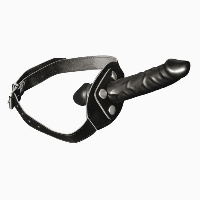 Кляп - XXdreamSToys Mund-Knebel mit abnehmbarem Dildo, черный