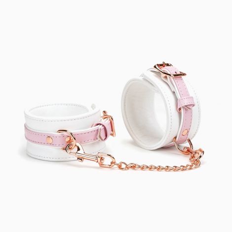Поножи Liebe Seele White & Pink Fairy Leather Ankle Cuffs