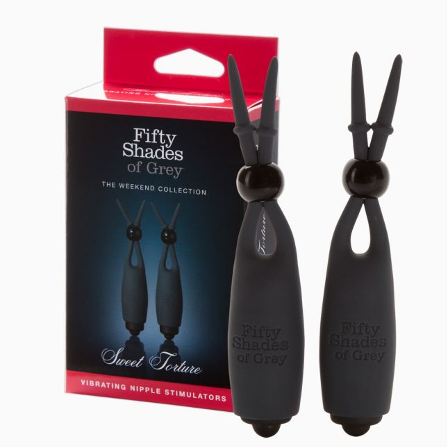 Затиски для сосків - FSOG Sweet Torture vibrierende Nippelklemmen