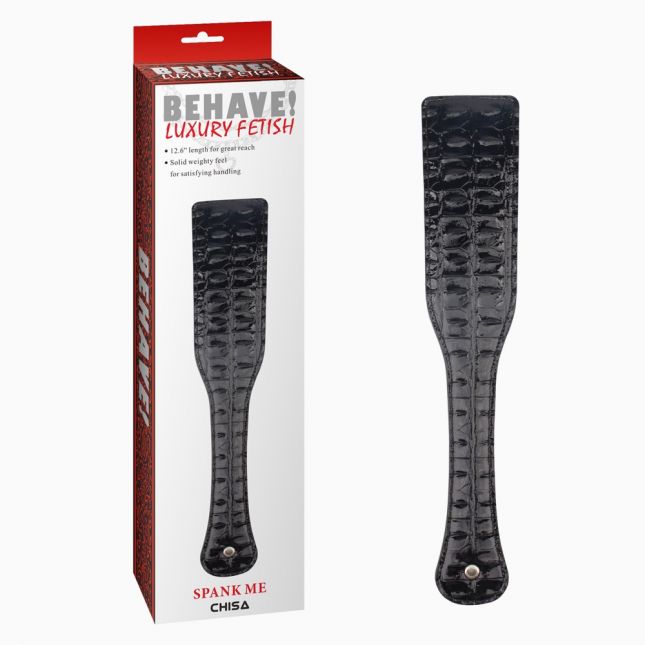 Падл - Behave! Spank Me Paddle Black