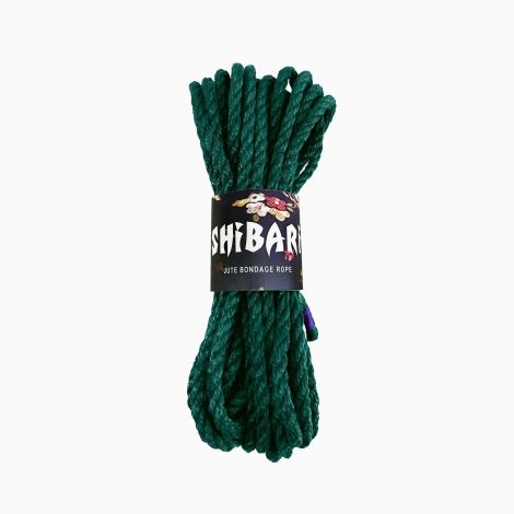 Джутовая веревка для Шибари Feral Feelings Shibari Rope, 8 м зеленая