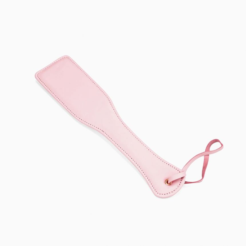 Паддл Liebe Seele White & Pink Leather Paddle Паддл Liebe Seele White & Pink Leather Paddle