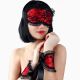 Мереживна маска на очі з наручниками Mask and Handcuffs