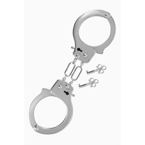 Строгі металеві наручники Fetish Tentation Soft adjustable metal wrist cuffs