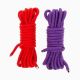 Набір мотузок для бондажу Submission 5 м Purple&Red