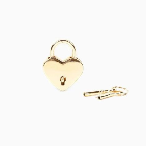 Замочек-сердечко Liebe Seele Heart Shape Padlock Gold (2 шт), универсальный