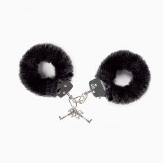 Наручники с плюшевой отделкой Love To Love ATTACH ME Black
