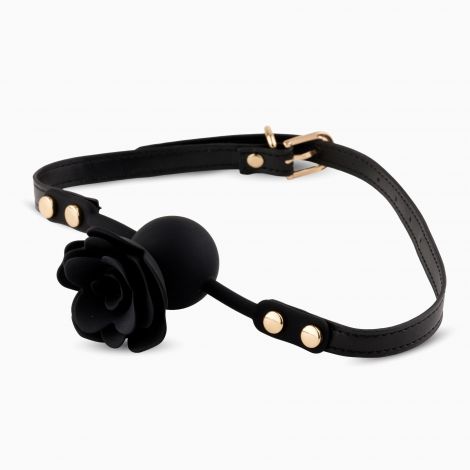 Кляп - Black Rose Ball Gag