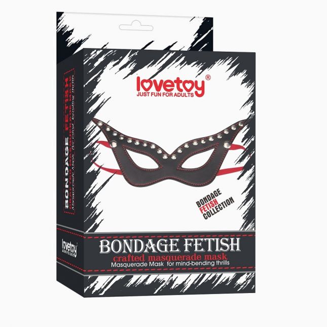 Маска - Bondage Fetish Crafted Masquerade Mask