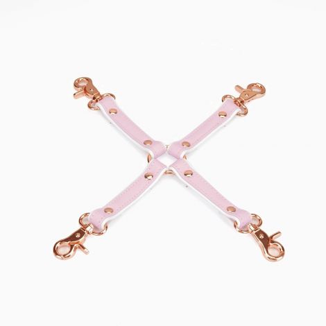 Крестовина Liebe Seele White & Pink Leather Hogtie