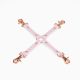 Крестовина Liebe Seele White & Pink Leather Hogtie