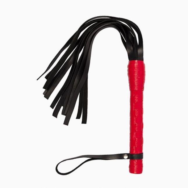 Флогер VIP Leather Flogger Red Флогер VIP Leather Flogger Red