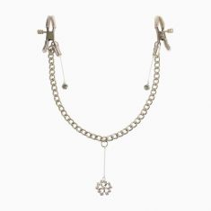 Зажимы для сосков с кулоном Fetish Fantasy Crystal Nipple Clamps