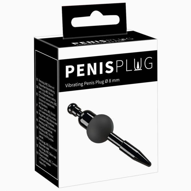 Уретральний стимулятор - Vibrating Penis Plug 8mm