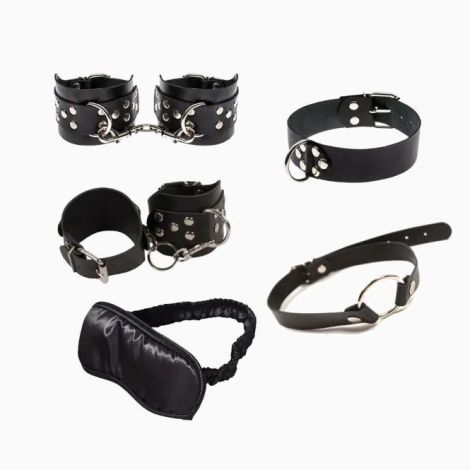 Набір Exxtreme Sex BDSM Leather Set Black