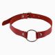 Кляп Leather O-Ring Gag Red