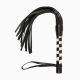 Флогер VIP Leather Flogger Black/White