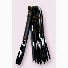 Батіг Flirty, еко-лак, чорний, 60 см