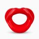 Силіконова капа-розширювач для рота у формі губ / капа-губи XOXO Blow Me A Kiss Mouth Gag - Red