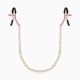 Затискачі для сосків з перлинним ланцюжком Rosy Gold - Nipple Clamps Pearls