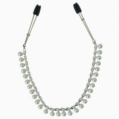 Прикраса ланцюжок із затисками для сосків Sportsheets Midnight Pearl Chain Nipple Clips