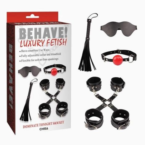 БДСМ набір - Behave! Dominate Tonight S & M Kit