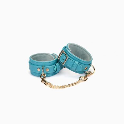 Поножи Liebe Seele Blue Lamb Leather Ankle Cuffs with Velvet Lining