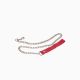 Повідець Leather Leash Red